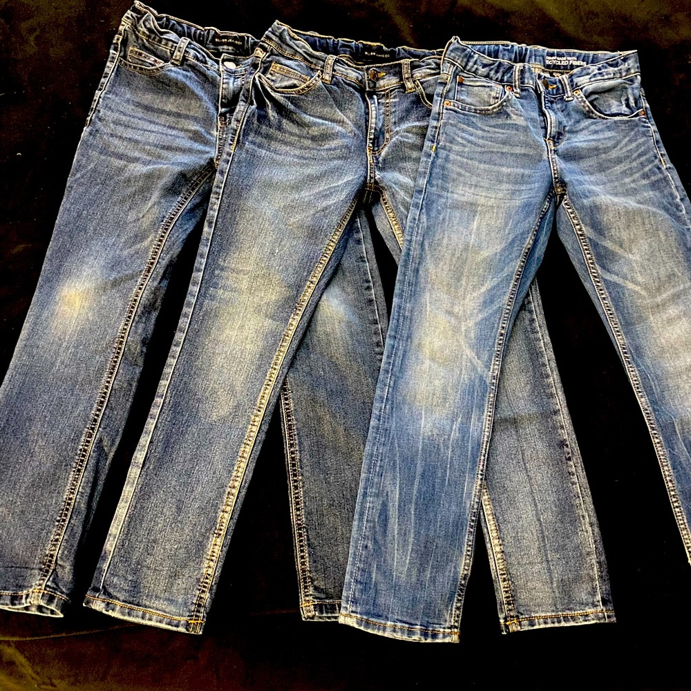 Lot of 3 boys jeans size 8/10 Brands: Silver and H&M